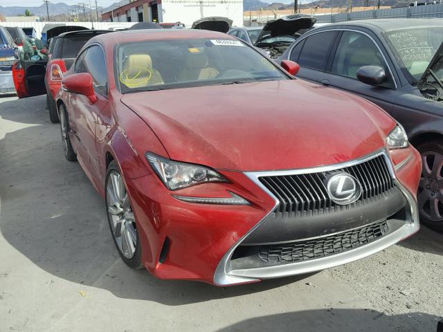 JTHHE5BC0F5009297 - 2015 LEXUS RC 350 RED photo 1