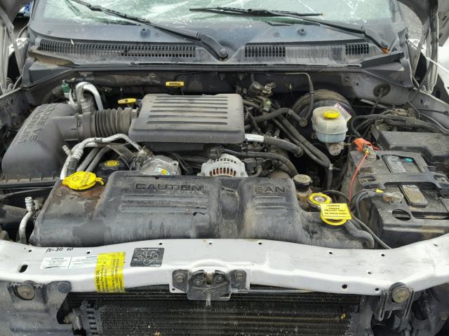 1B7GG22N6YS703908 - 2000 DODGE DAKOTA SILVER photo 7