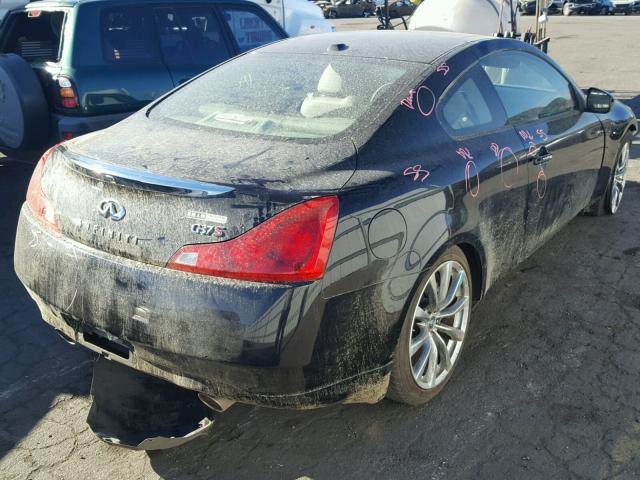 JNKCV64E68M106284 - 2008 INFINITI G37 BASE BLACK photo 4