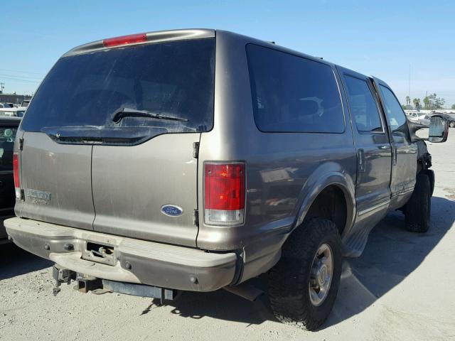 1FMNU43S75EB45704 - 2005 FORD EXCURSION BROWN photo 4