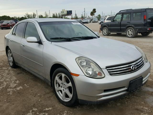 JNKCV51E03M022758 - 2003 INFINITI G35 SILVER photo 1