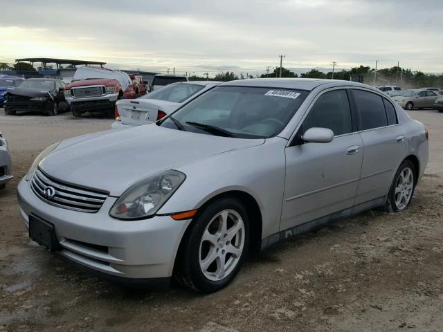 JNKCV51E03M022758 - 2003 INFINITI G35 SILVER photo 2