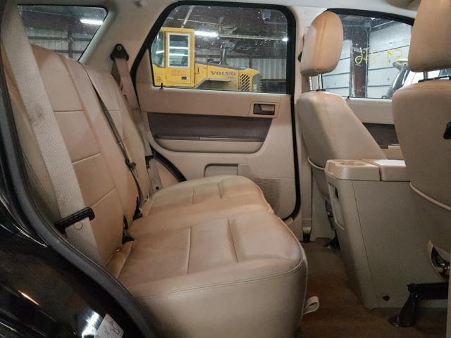 1FMCU9DGXCKB79052 - 2012 FORD ESCAPE XLT BLACK photo 6