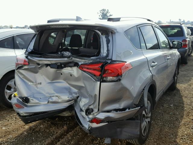 2T3BFREV2HW643165 - 2017 TOYOTA RAV4 LE SILVER photo 4