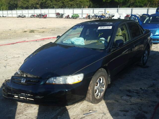 1HGCG56661A126345 - 2001 HONDA ACCORD EX GREEN photo 2