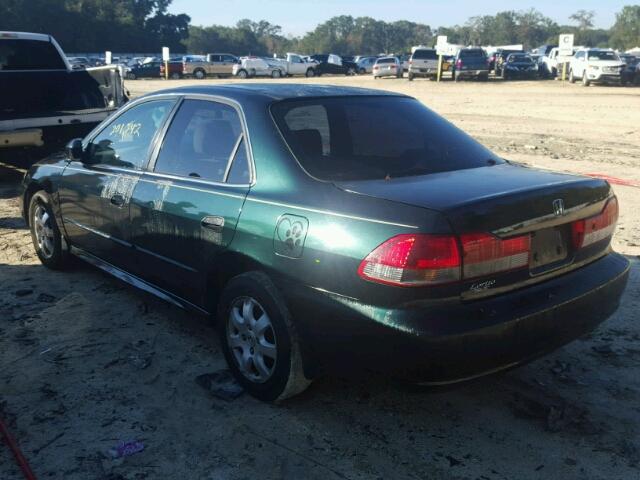 1HGCG56661A126345 - 2001 HONDA ACCORD EX GREEN photo 3