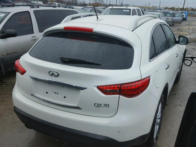 JN8CS1MW1HM412772 - 2017 INFINITI QX70 WHITE photo 4