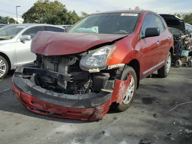 JN8AS5MV0EW706007 - 2014 NISSAN ROGUE SELE BURGUNDY photo 2