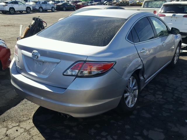 1YVHZ8DH1C5M34047 - 2012 MAZDA 6 I SILVER photo 4