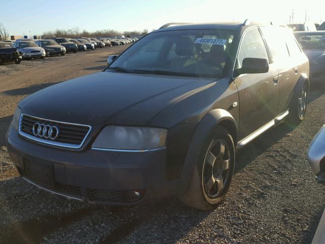 WA1YD64B12N039573 - 2002 AUDI ALLROAD BLACK photo 2