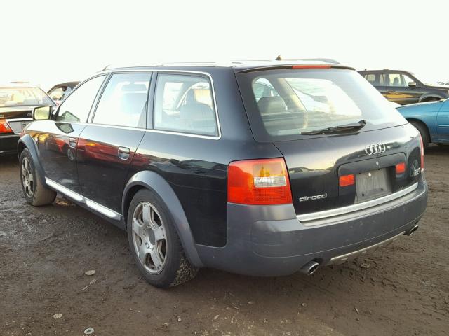 WA1YD64B12N039573 - 2002 AUDI ALLROAD BLACK photo 3