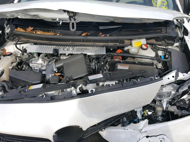 JTDKN3DU4F1985527 - 2015 TOYOTA PRIUS WHITE photo 7