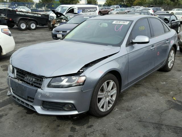 WAUAFAFL7BN002650 - 2011 AUDI A4 PREMIUM SILVER photo 2