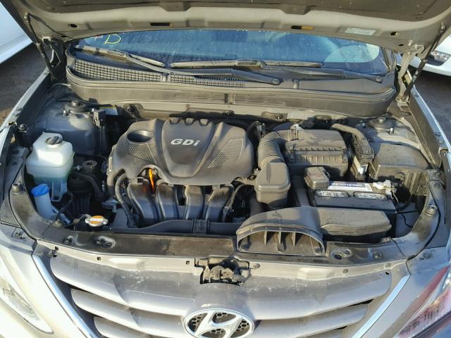 5NPEB4AC9BH131983 - 2011 HYUNDAI SONATA GLS GRAY photo 7