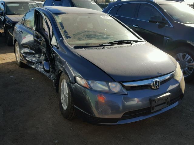 JHMFA36297S011884 - 2007 HONDA CIVIC HYBR GRAY photo 1