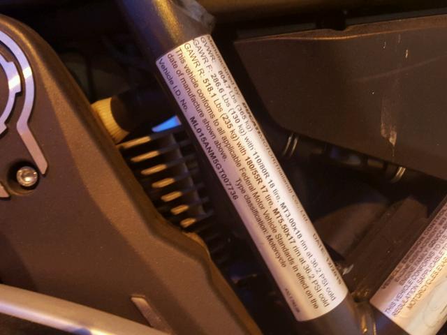 ML015ANM5GT007736 - 2016 DUCATI SCRAMBLER BLACK photo 10