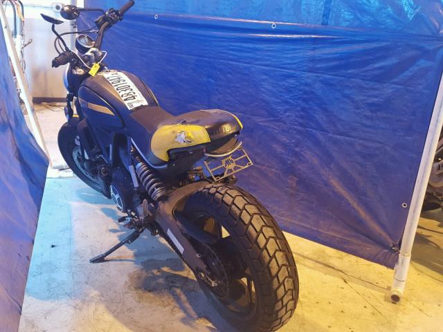 ML015ANM5GT007736 - 2016 DUCATI SCRAMBLER BLACK photo 3