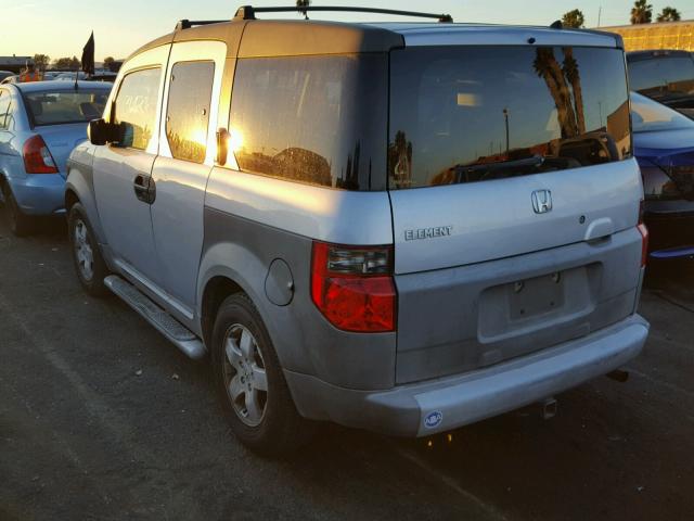 5J6YH28523L002773 - 2003 HONDA ELEMENT EX SILVER photo 3