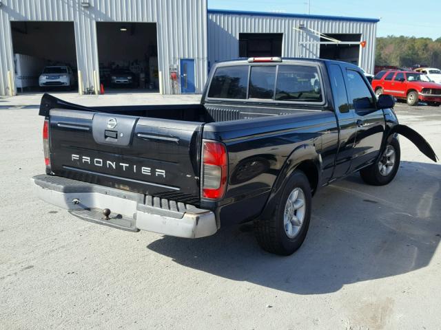 1N6DD26T54C425928 - 2004 NISSAN FRONTIER K BLACK photo 4