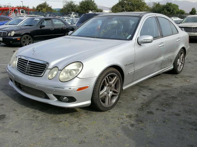 WDBUF76JX5A742219 - 2005 MERCEDES-BENZ E 55 AMG SILVER photo 2