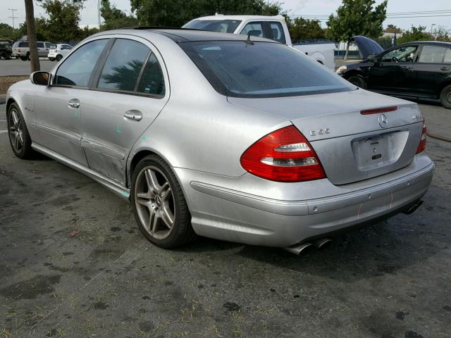 WDBUF76JX5A742219 - 2005 MERCEDES-BENZ E 55 AMG SILVER photo 3