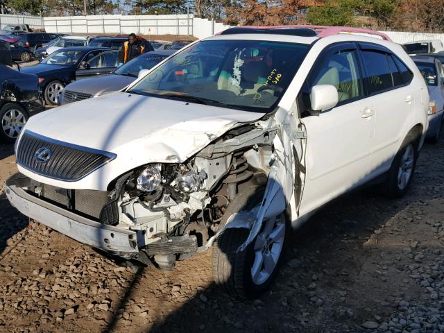 2T2HK31U37C021386 - 2007 LEXUS RX 350 WHITE photo 2