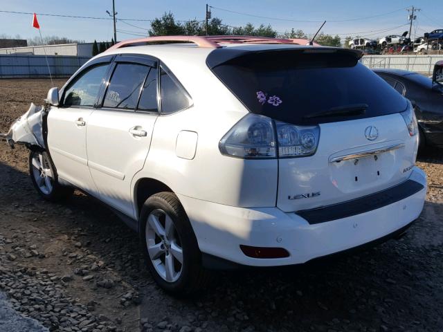 2T2HK31U37C021386 - 2007 LEXUS RX 350 WHITE photo 3