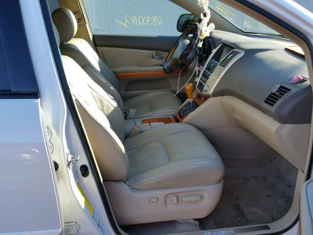 2T2HK31U37C021386 - 2007 LEXUS RX 350 WHITE photo 5