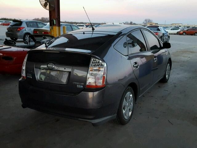 JTDKB20U383371777 - 2008 TOYOTA PRIUS GRAY photo 4