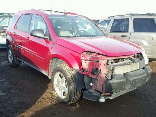 2CNDL73F756033704 - 2005 CHEVROLET EQUINOX LT MAROON photo 1