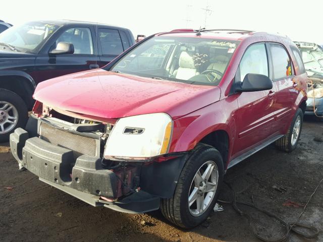 2CNDL73F756033704 - 2005 CHEVROLET EQUINOX LT MAROON photo 2