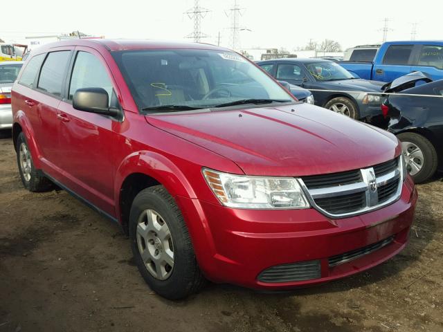 3D4GG47B59T223470 - 2009 DODGE JOURNEY SE MAROON photo 1