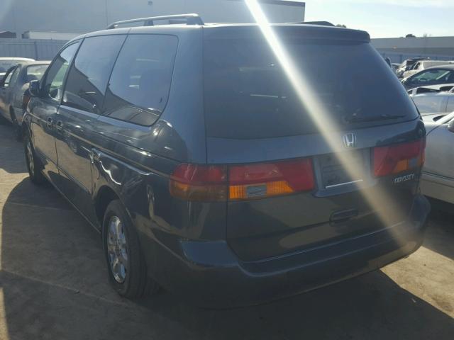 5FNRL180X3B097965 - 2003 HONDA ODYSSEY EX GRAY photo 3