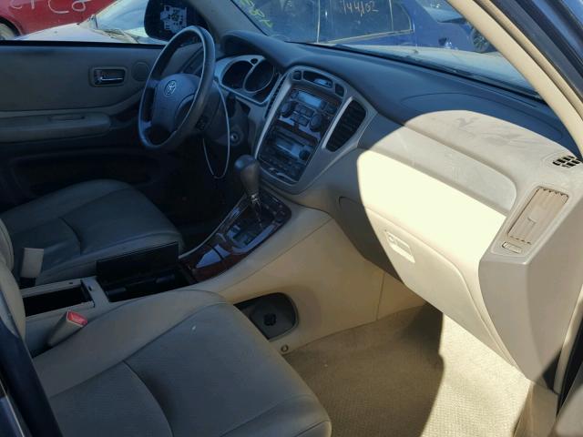 JTEDP21A170127135 - 2007 TOYOTA HIGHLANDER BLUE photo 5