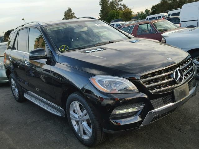 4JGDA5HB9EA294870 - 2014 MERCEDES-BENZ ML 350 4MA BLACK photo 1