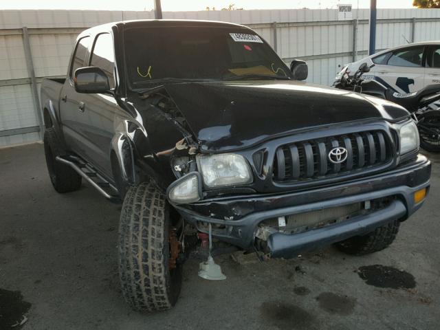 5TEHN72N74Z409110 - 2004 TOYOTA TACOMA DOU BLACK photo 1