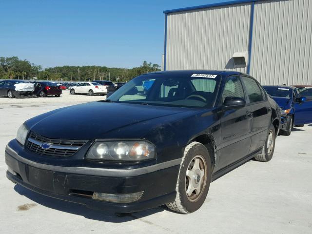 2G1WH55KX39306507 - 2003 CHEVROLET IMPALA LS BLACK photo 2