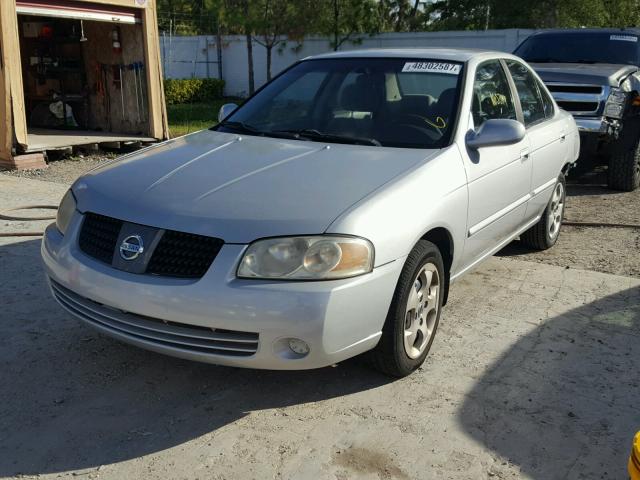 3N1CB51D34L908735 - 2004 NISSAN SENTRA 1.8 GRAY photo 2