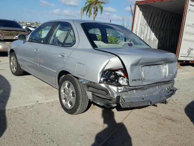 3N1CB51D34L908735 - 2004 NISSAN SENTRA 1.8 GRAY photo 3