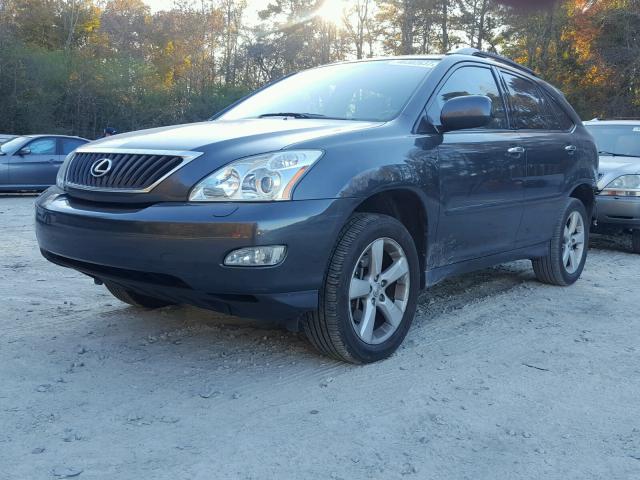 2T2HK31U58C074222 - 2008 LEXUS RX 350 BLACK photo 2