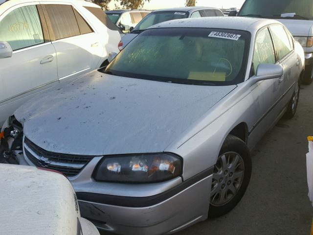 2G1WF52EX39113407 - 2003 CHEVROLET IMPALA GRAY photo 2