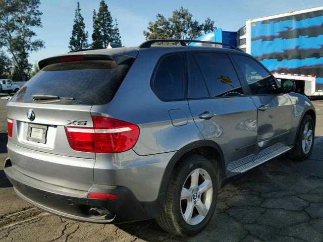 5UXFE43529L271694 - 2009 BMW X5 XDRIVE3 GRAY photo 4