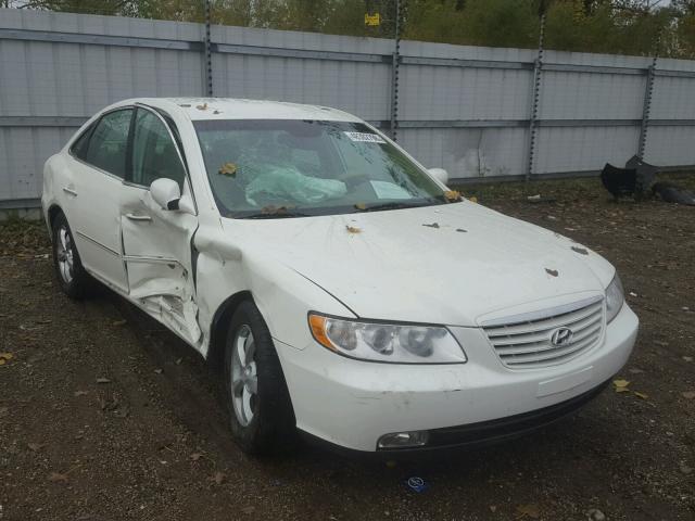 KMHFC46D97A192179 - 2007 HYUNDAI AZERA GLS WHITE photo 1