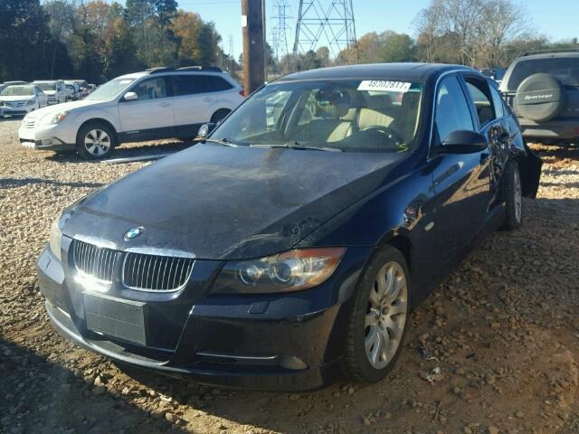 WBAVB73527PA87319 - 2007 BMW 335 I BLUE photo 2