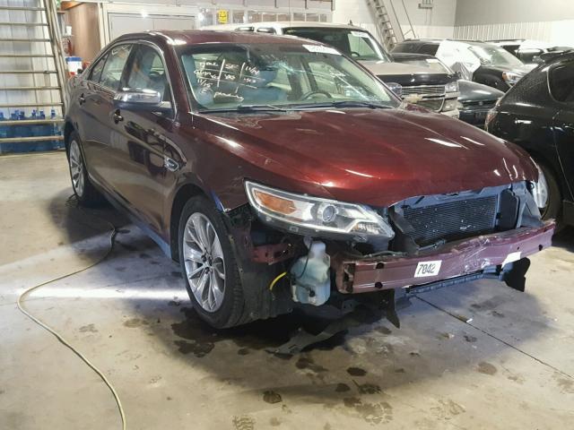 1FAHP2FW8BG125530 - 2011 FORD TAURUS LIM BURGUNDY photo 1