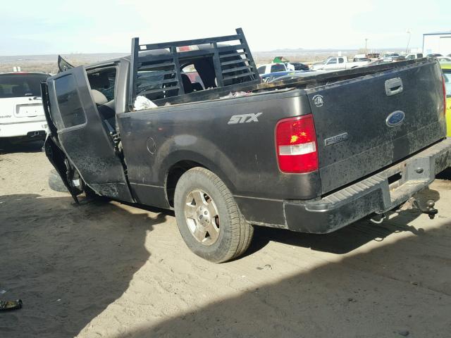 1FTRX12W45FA42539 - 2005 FORD F150 GRAY photo 3