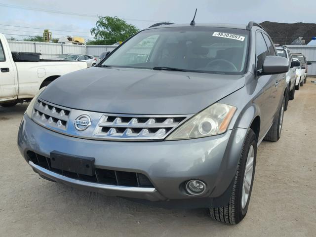 JN8AZ08TX7W503880 - 2007 NISSAN MURANO SL GRAY photo 2