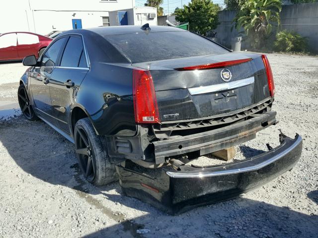 1G6DA5EY5B0162853 - 2011 CADILLAC CTS BLACK photo 3