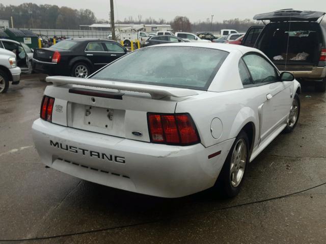 1FAFP40454F119543 - 2004 FORD MUSTANG WHITE photo 4