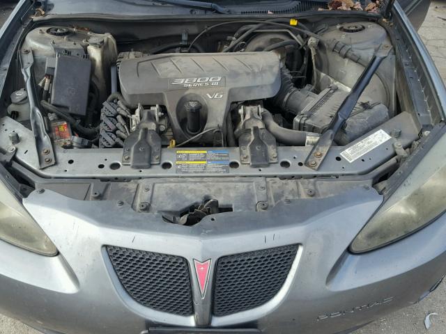 2G2WP522551173692 - 2005 PONTIAC GRAND PRIX CHARCOAL photo 7